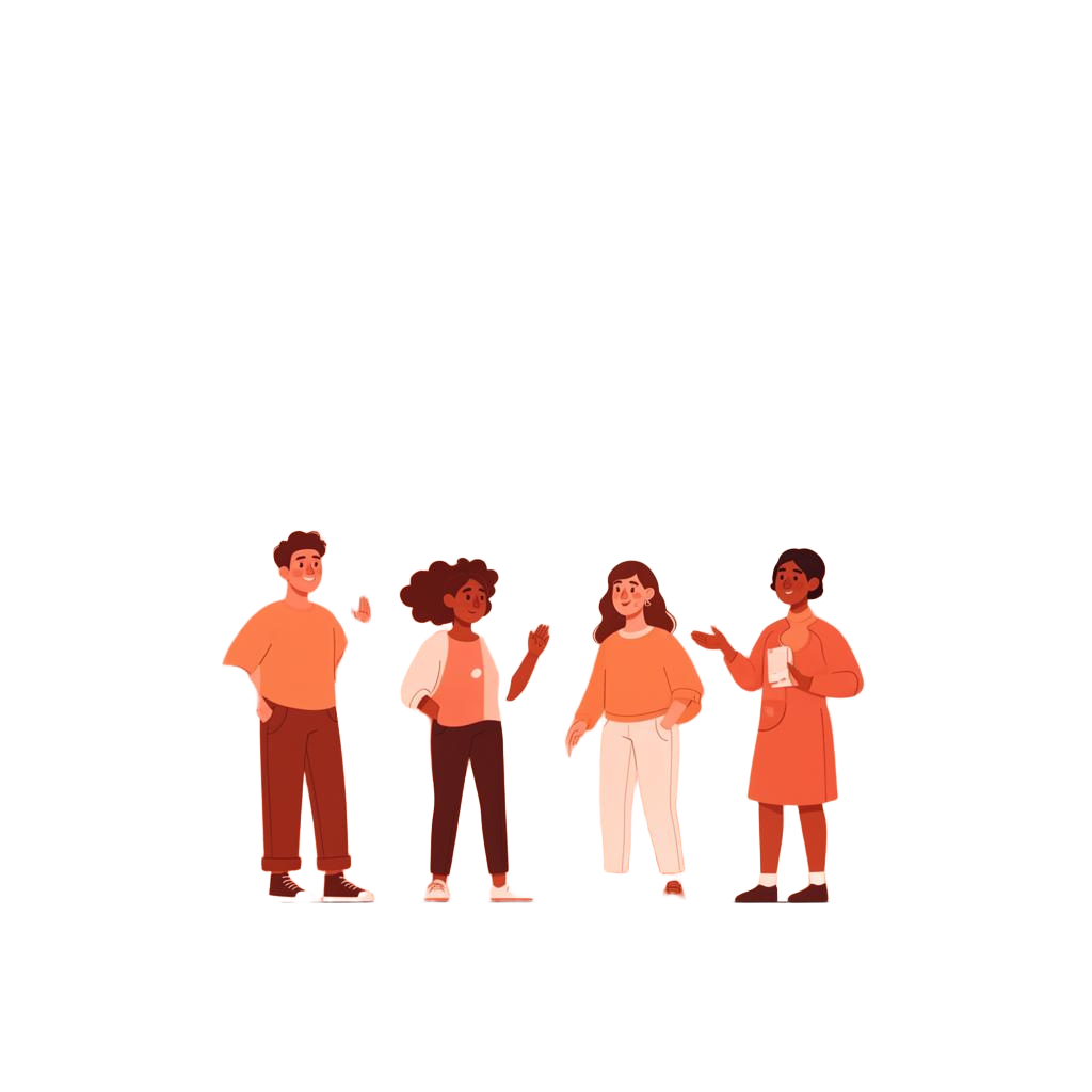 People connecting and meeting up